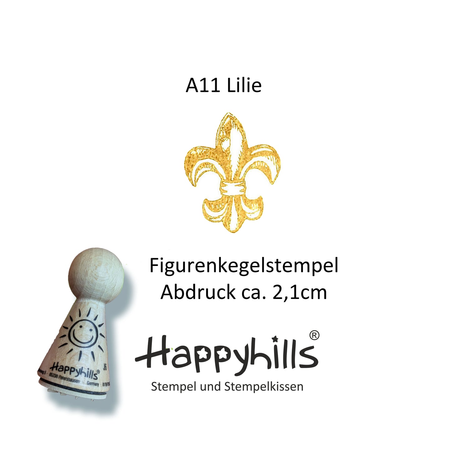 Stempel Lilie Ornament
