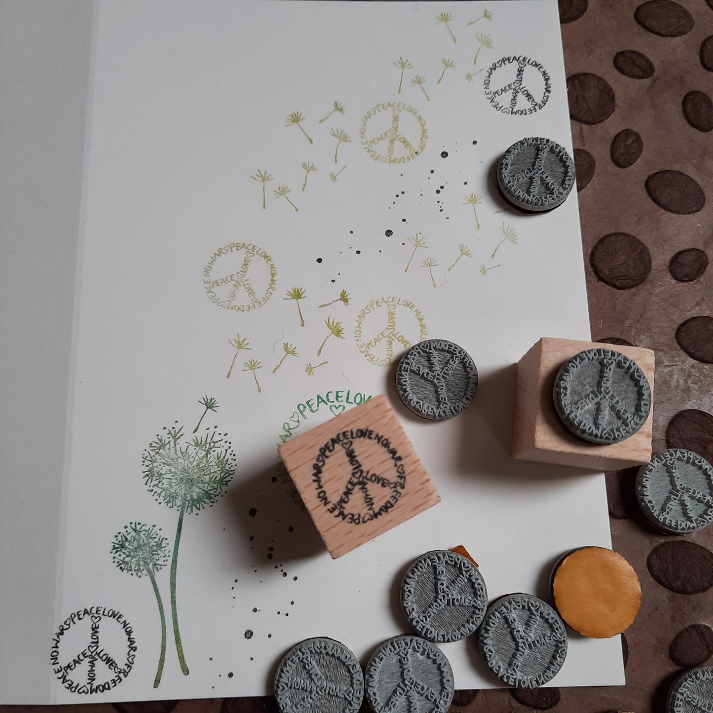 Stempel Peacezeichen