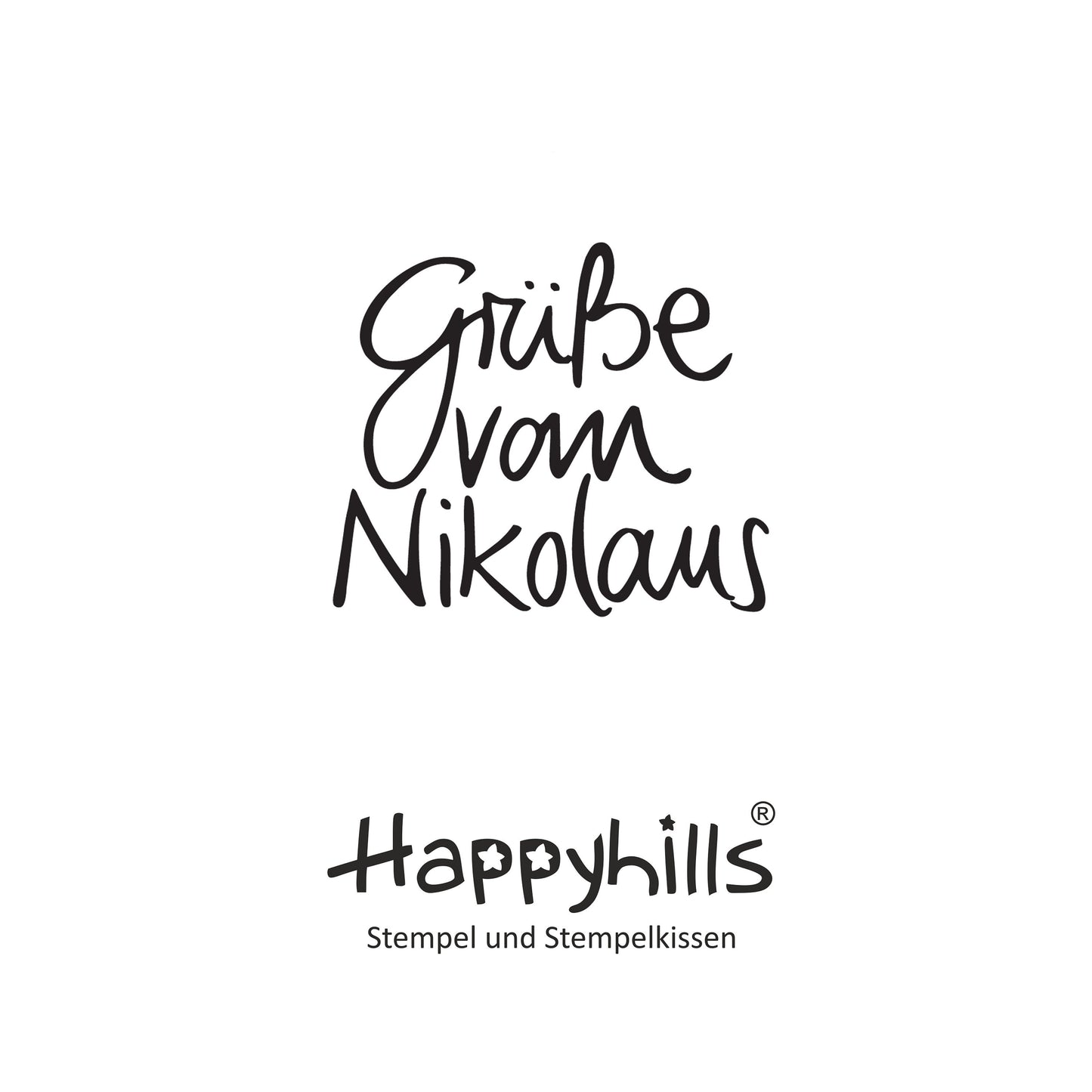 Stempel Grüße vom Nikolaus