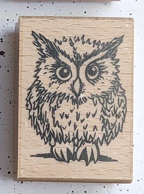 Stempel Eule Waldkauz