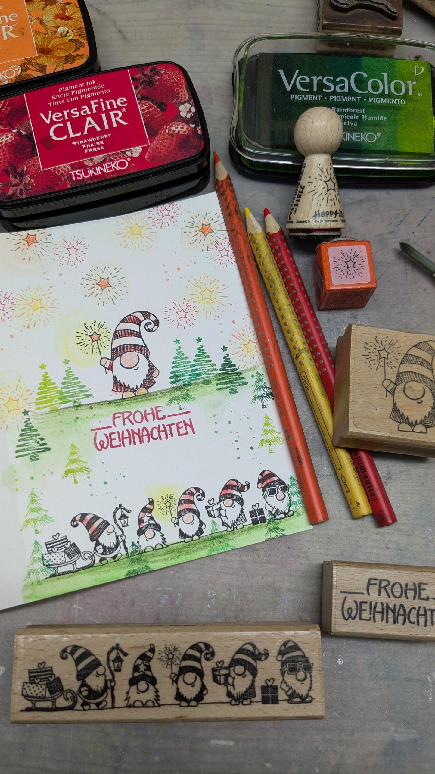 Stempel Wichtelbordüre