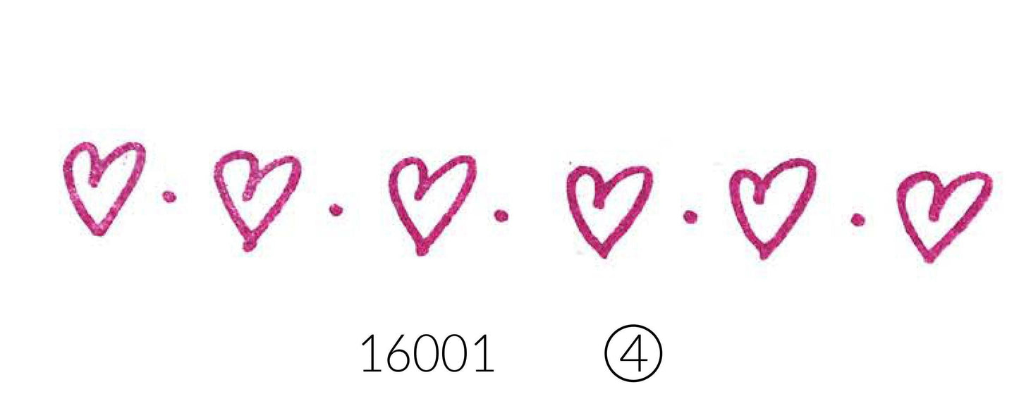 Stempel Herzbordüre