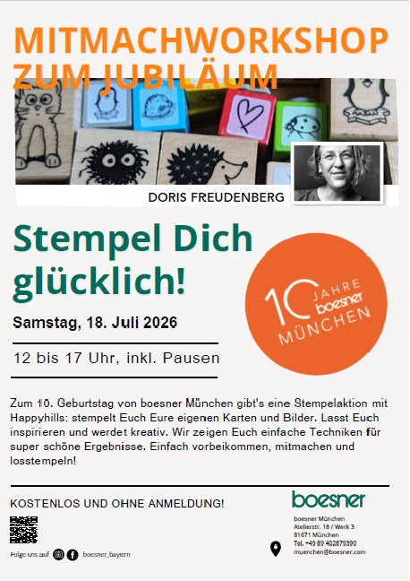 Mitmachworkshop am 18.07.2026 beim boesner in München