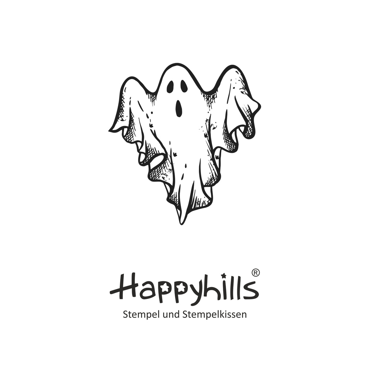 Stempel Gespenst Boo