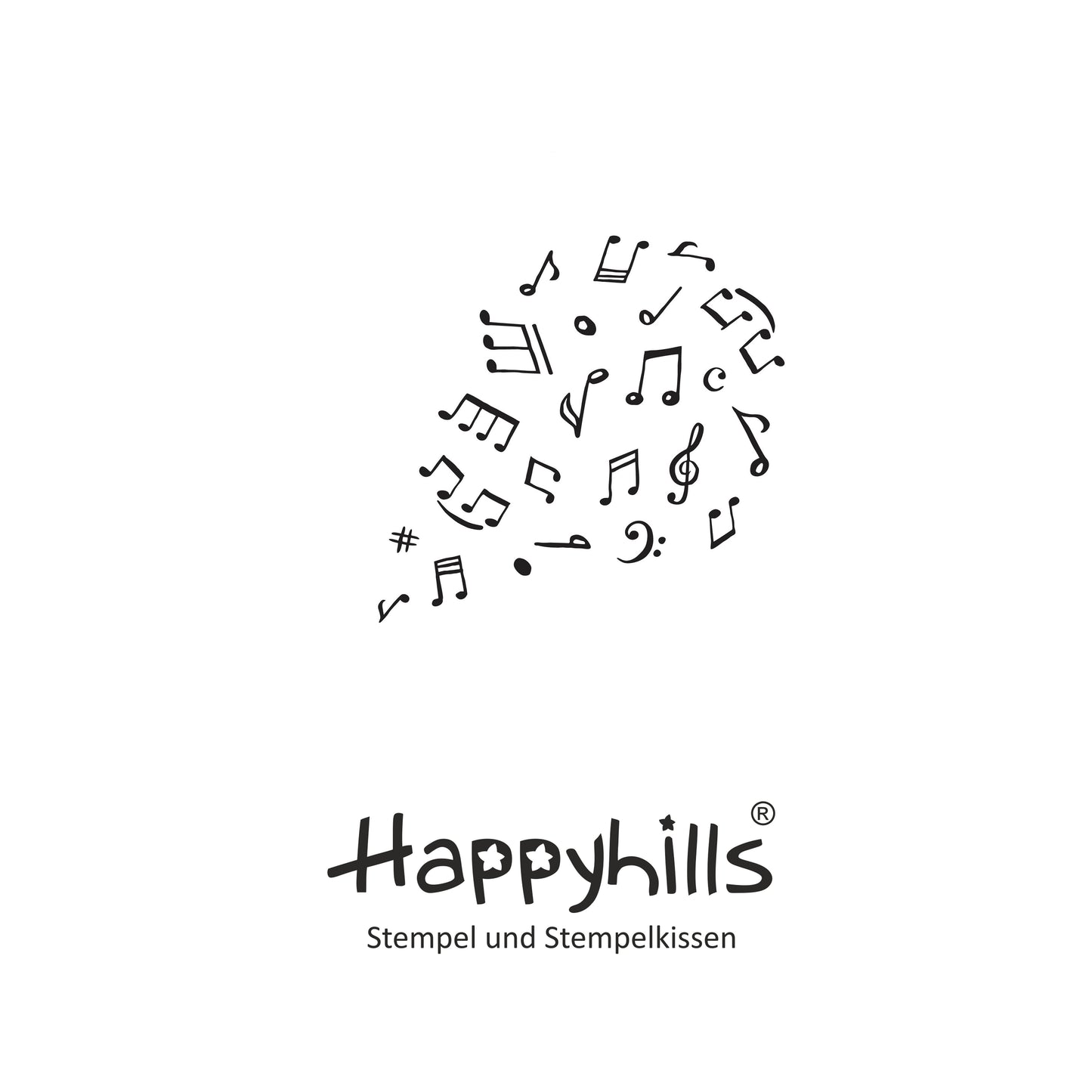 Stempel Musiknoten