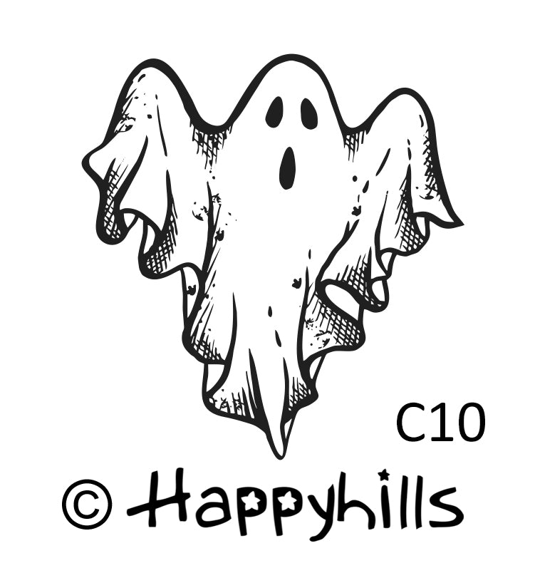 Stempel Gespenst Boo
