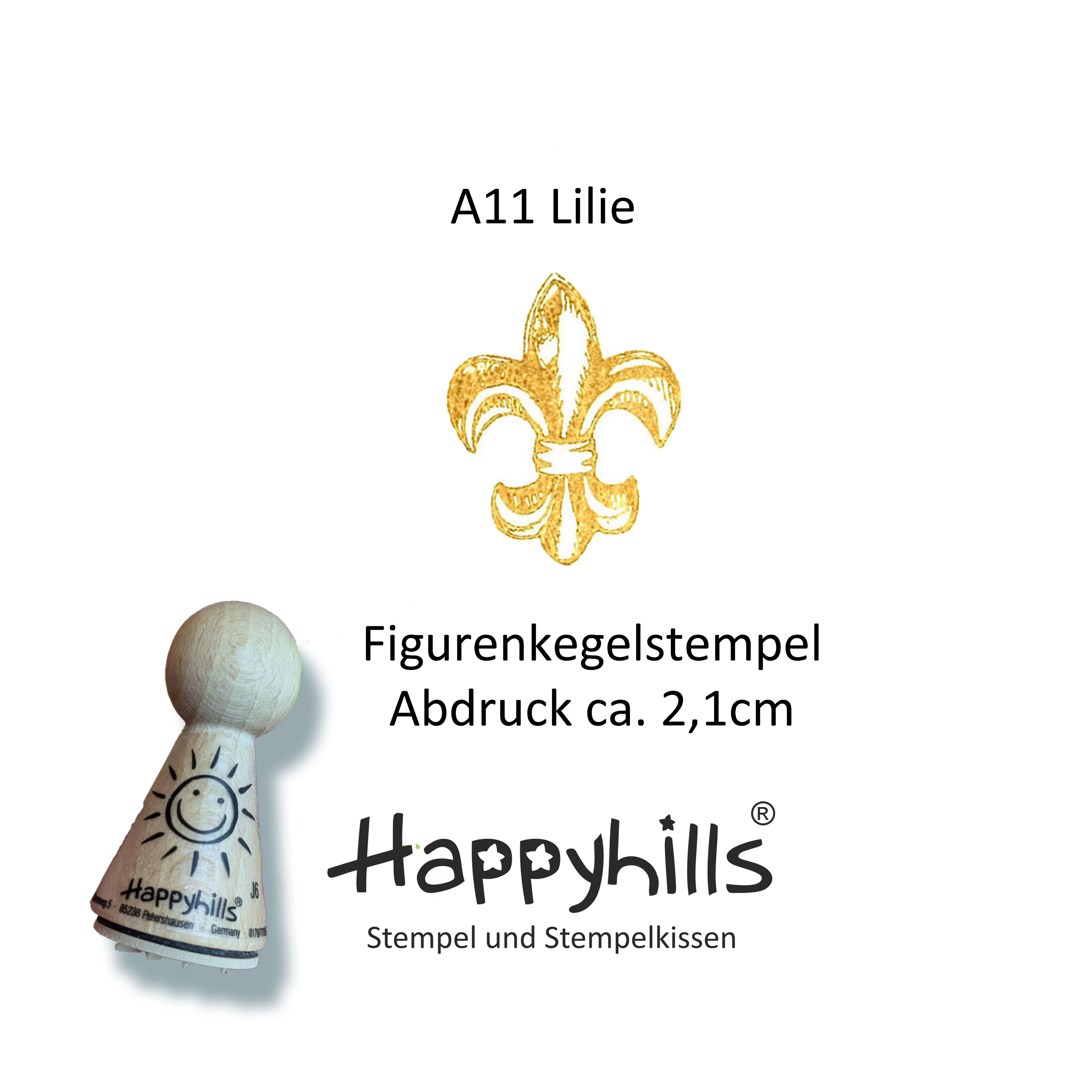 Stempel Lilie Ornament