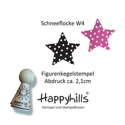 Kegelstempel Schneeflocke, Tannenbaum und Stern Auswahl oder Set
