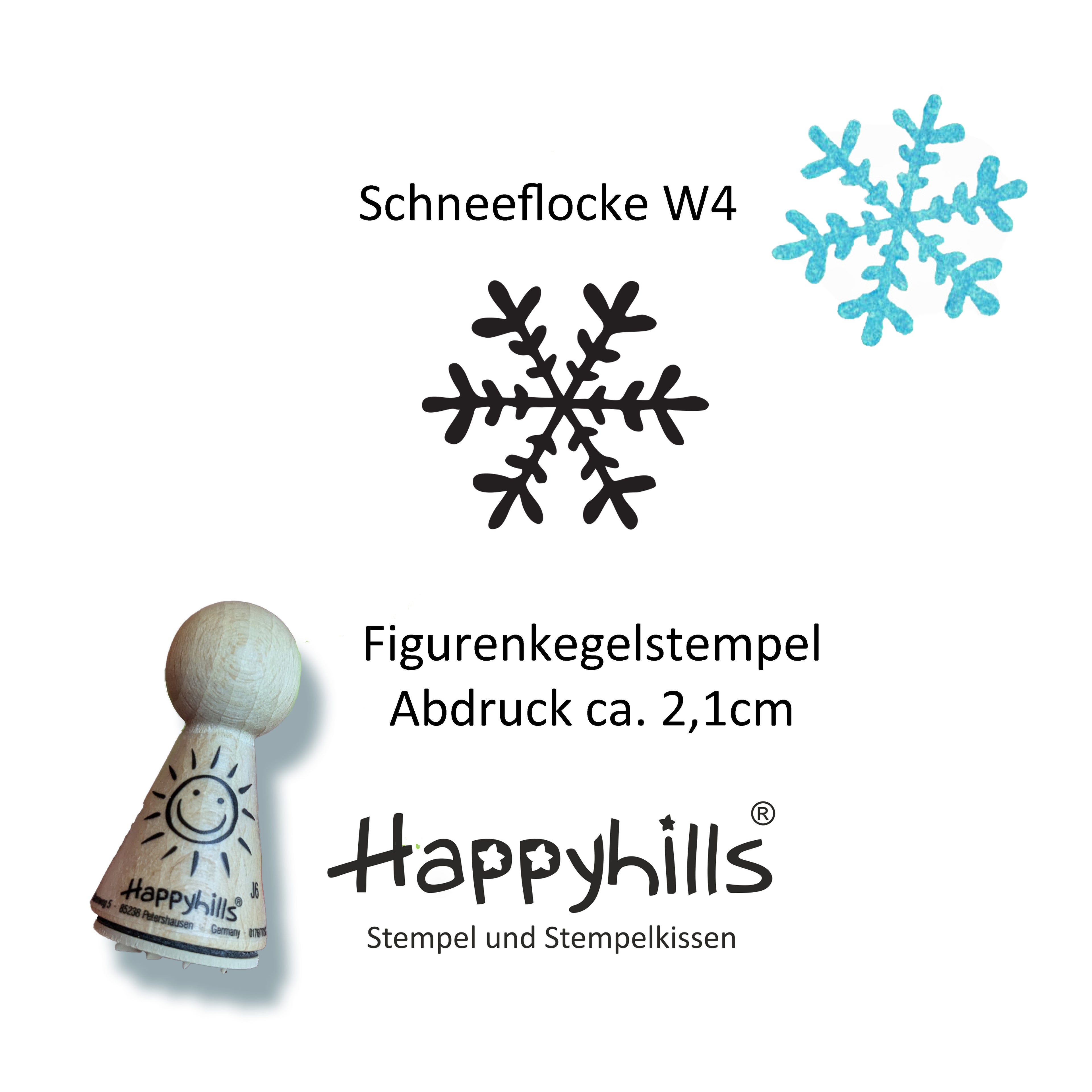 Kegelstempel Schneeflocke, Tannenbaum und Stern Auswahl oder Set
