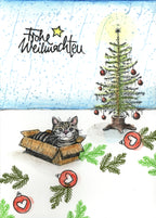Stempel Frohe Weihnachten