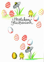 Stempel Blümchen mit Stiel