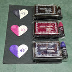 Magic 3er Set Creativ Stempelkissen schwarz-pink-violett