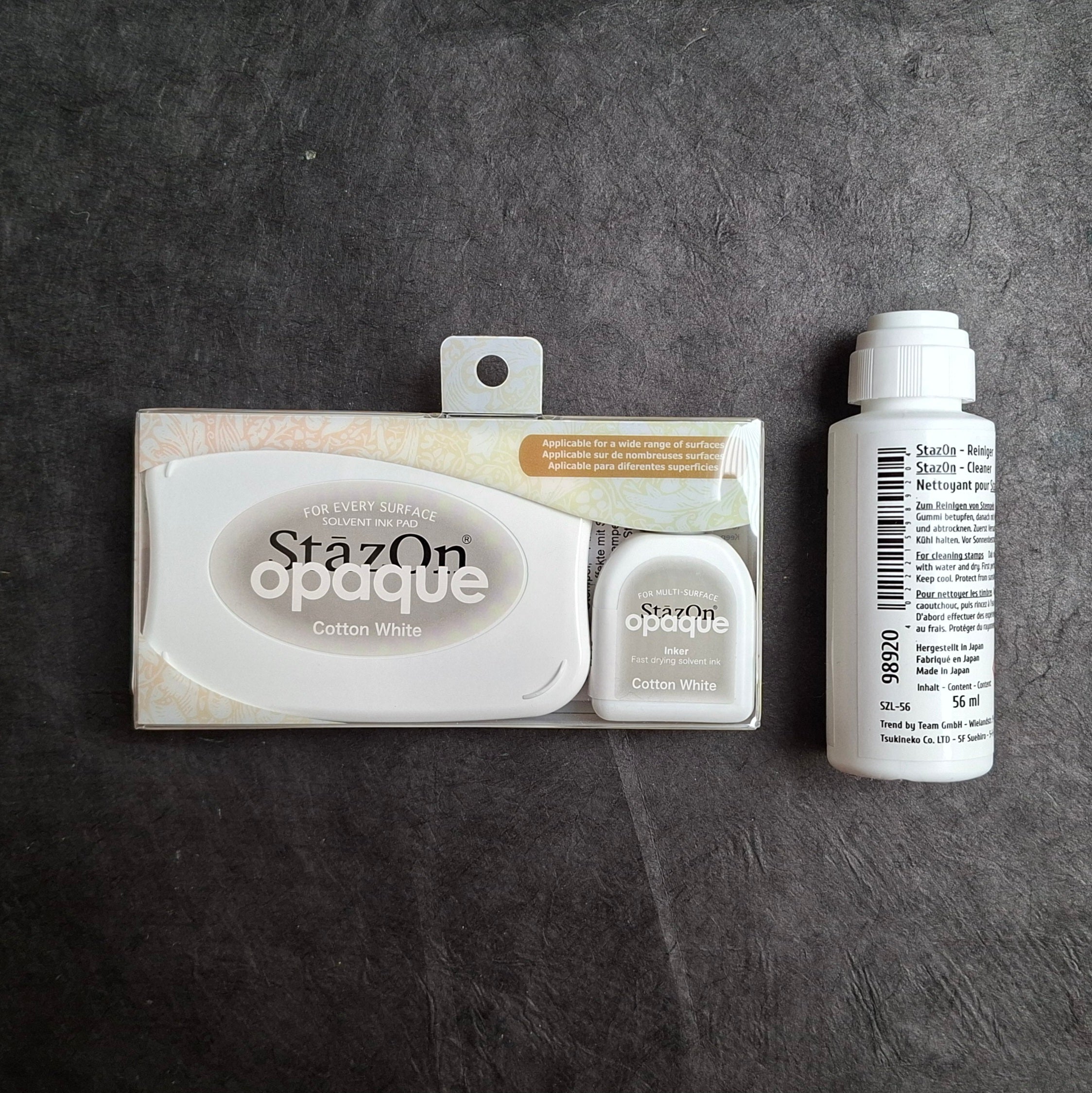 StazOn Opaque Cotton White Stempelkissen