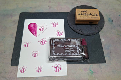 Girls 3er Set Creativ Stempelkissen pink-bordeaux-violett