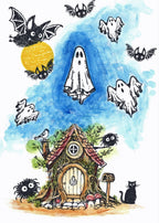 Stempel Gespenst Boo
