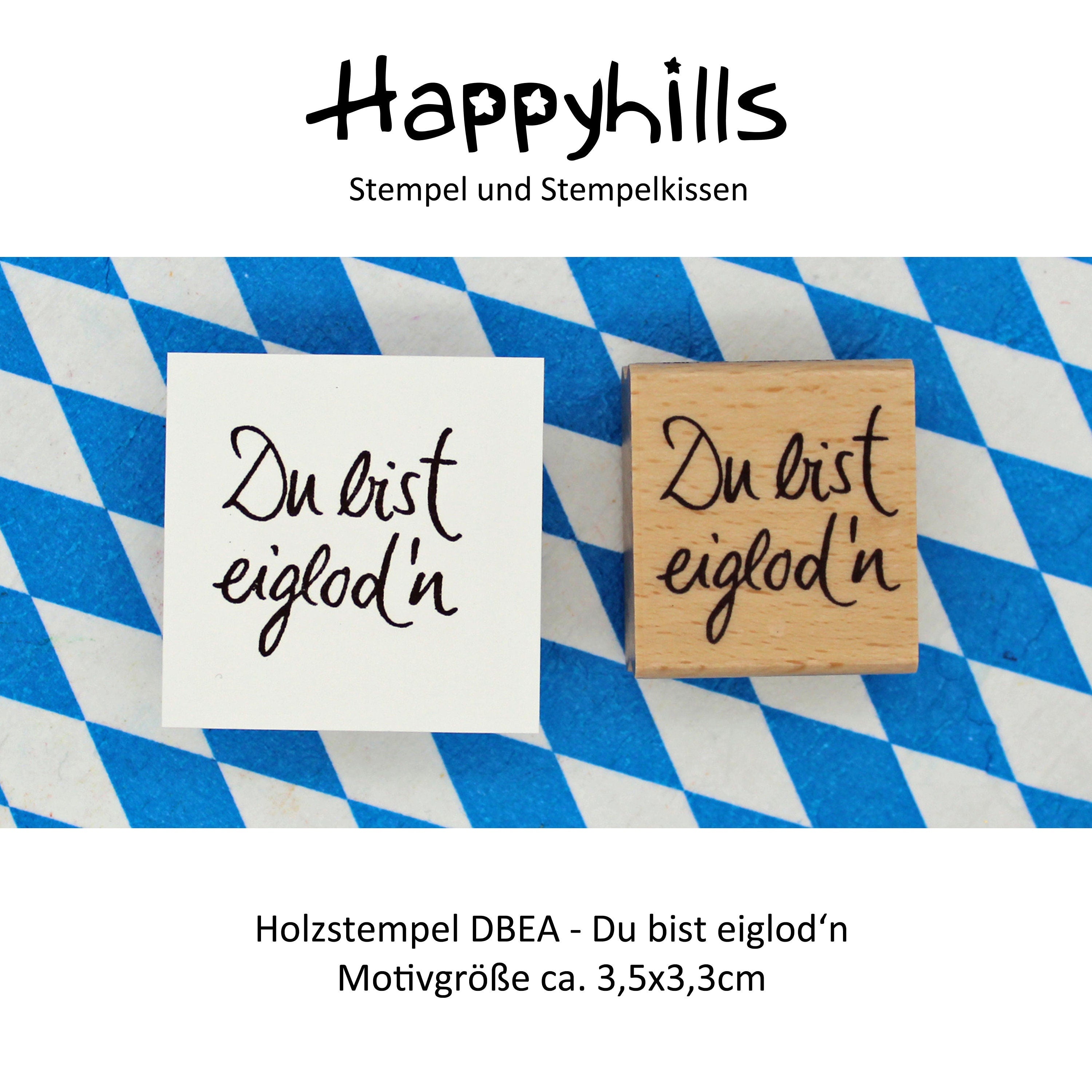 Stempel Du bist eiglod`n
