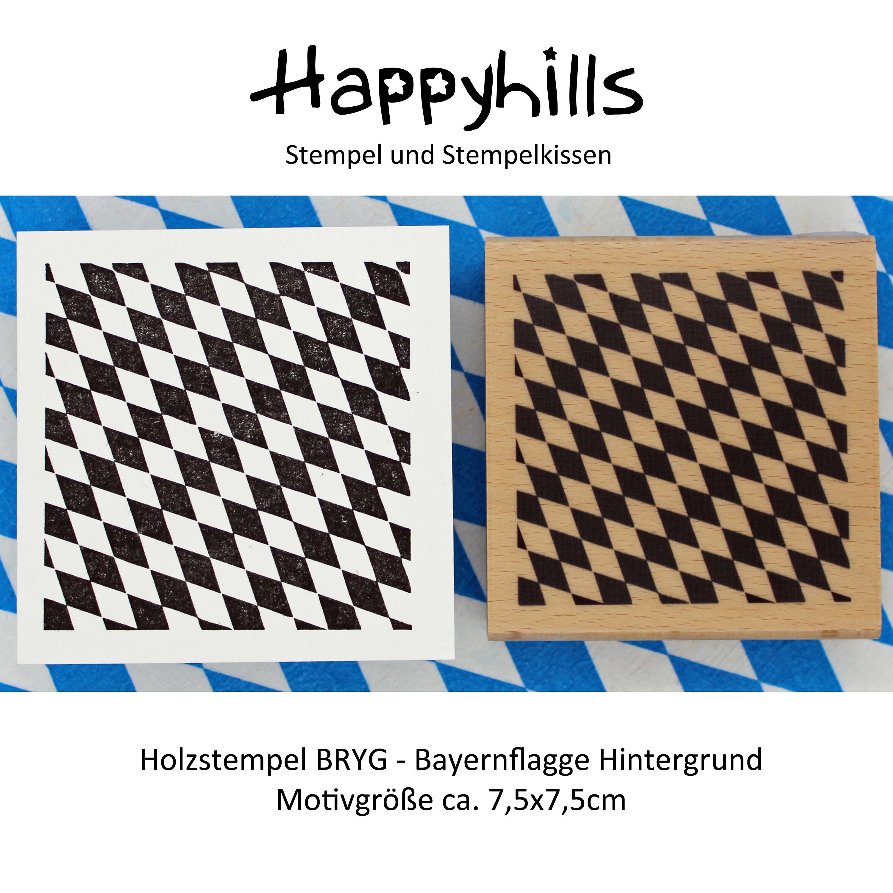 Stempel Bayernflagge Hintergrund