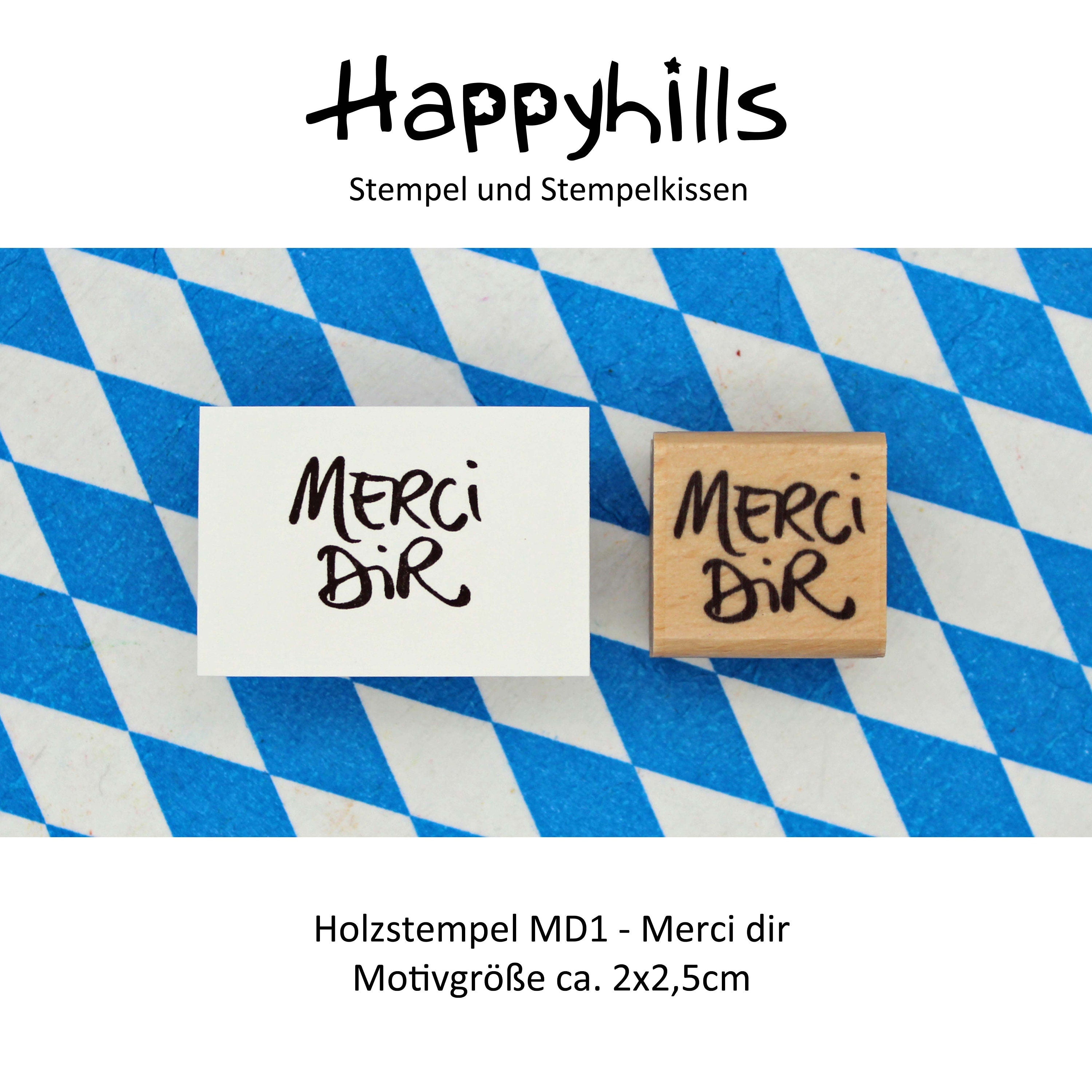 Stempel Merci dir