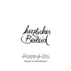 Stempel herzliches Beileid