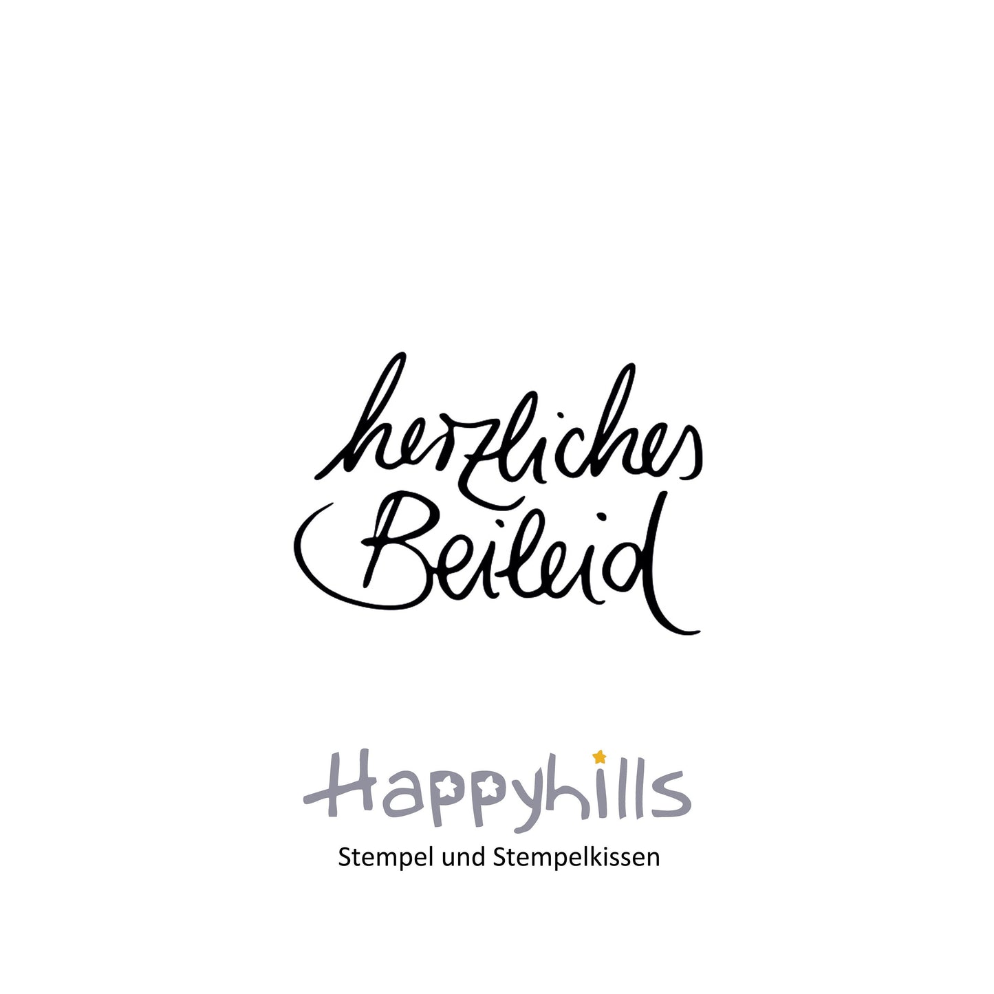 Stempel herzliches Beileid
