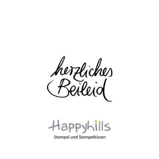 Stempel herzliches Beileid