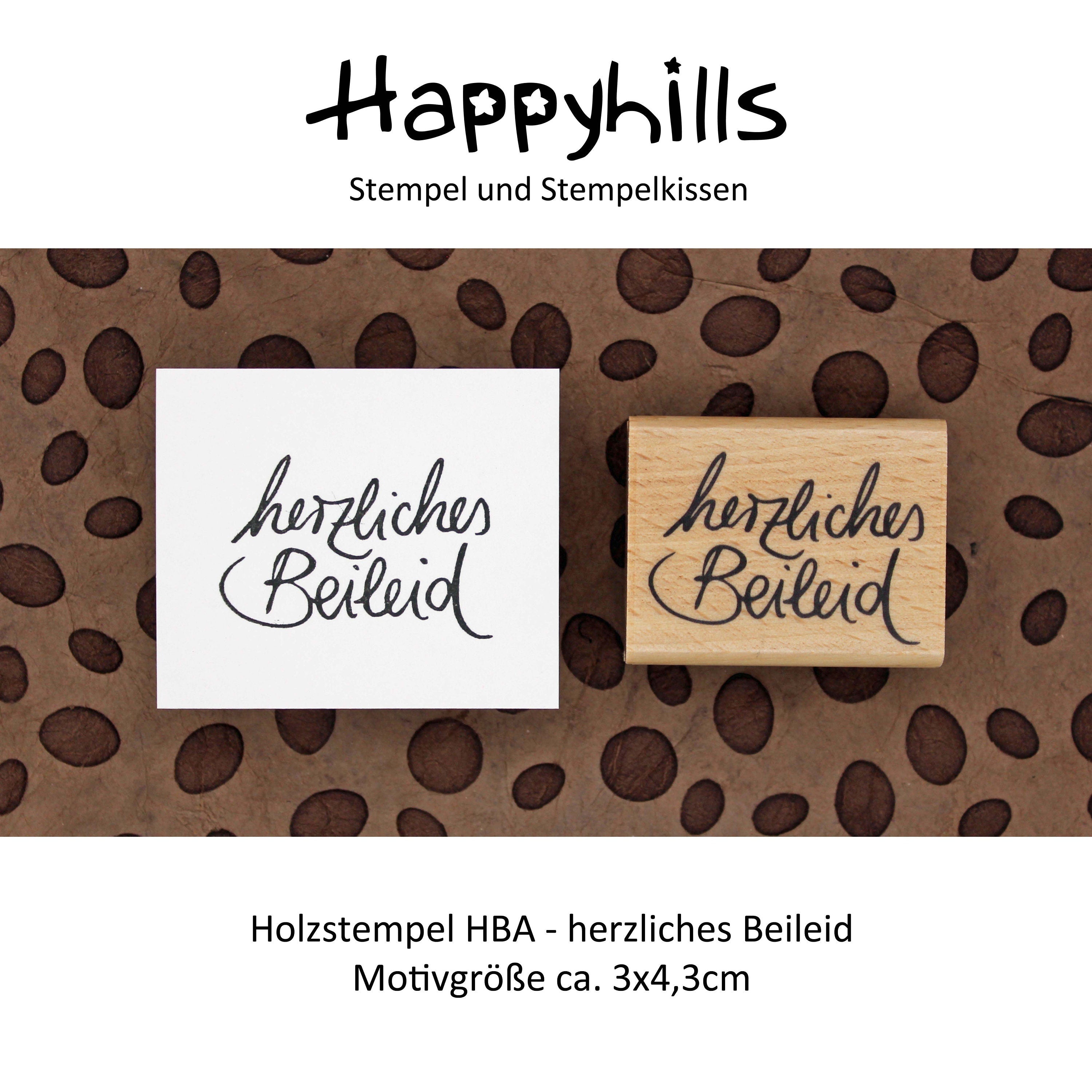 Stempel herzliches Beileid