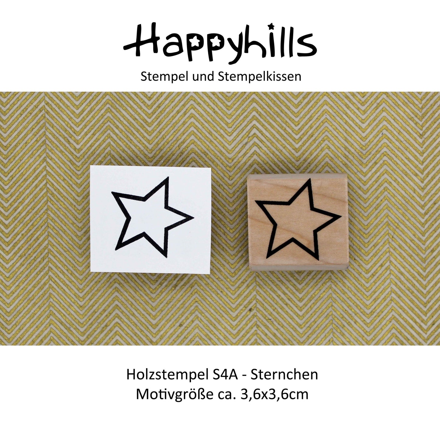 Stempel Sternchen Outline