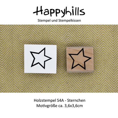 Stempel Sternchen Outline