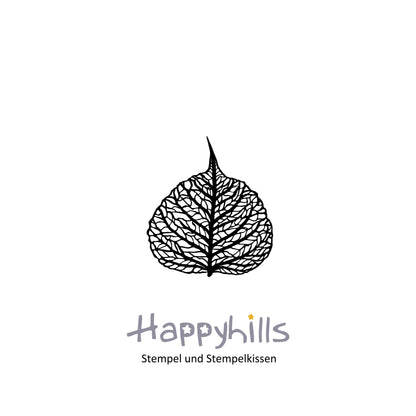 Stempel Blattskelett