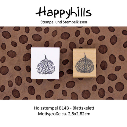 Stempel Blattskelett