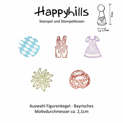 Kegelstempel Bayrisch Auswahl oder Set