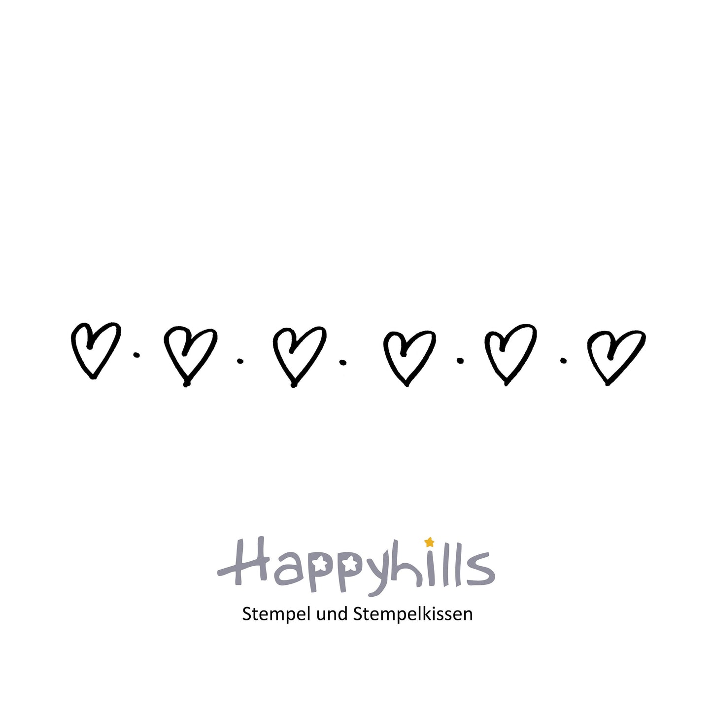 Stempel Herzbordüre