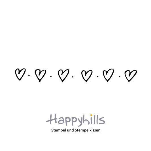 Stempel Herzbordüre