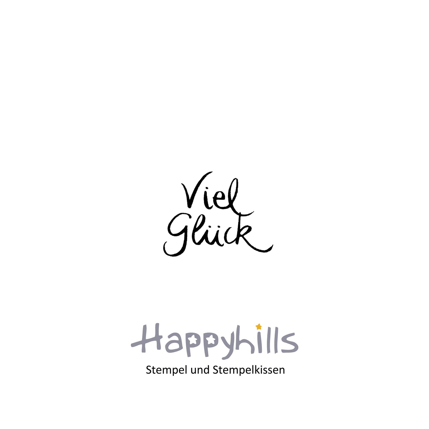 Stempel Viel Glück