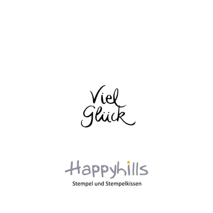 Stempel Viel Glück