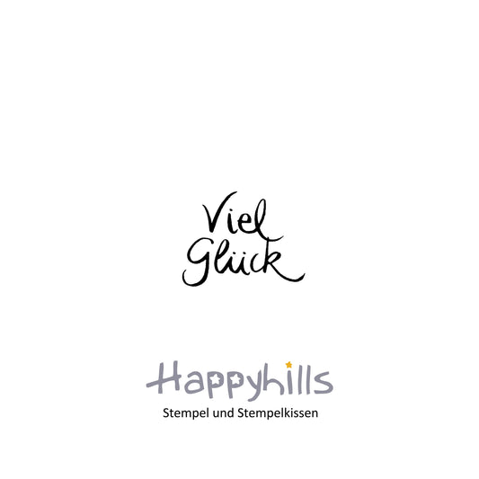 Stempel Viel Glück