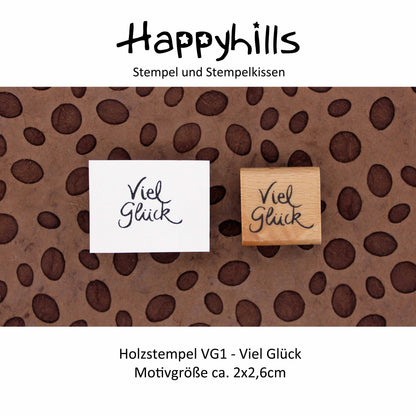 Stempel Viel Glück