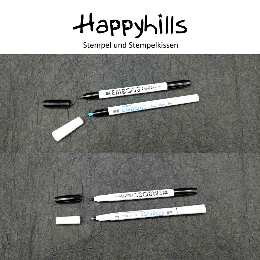 Emboss Dual Pen Black oder Transparent