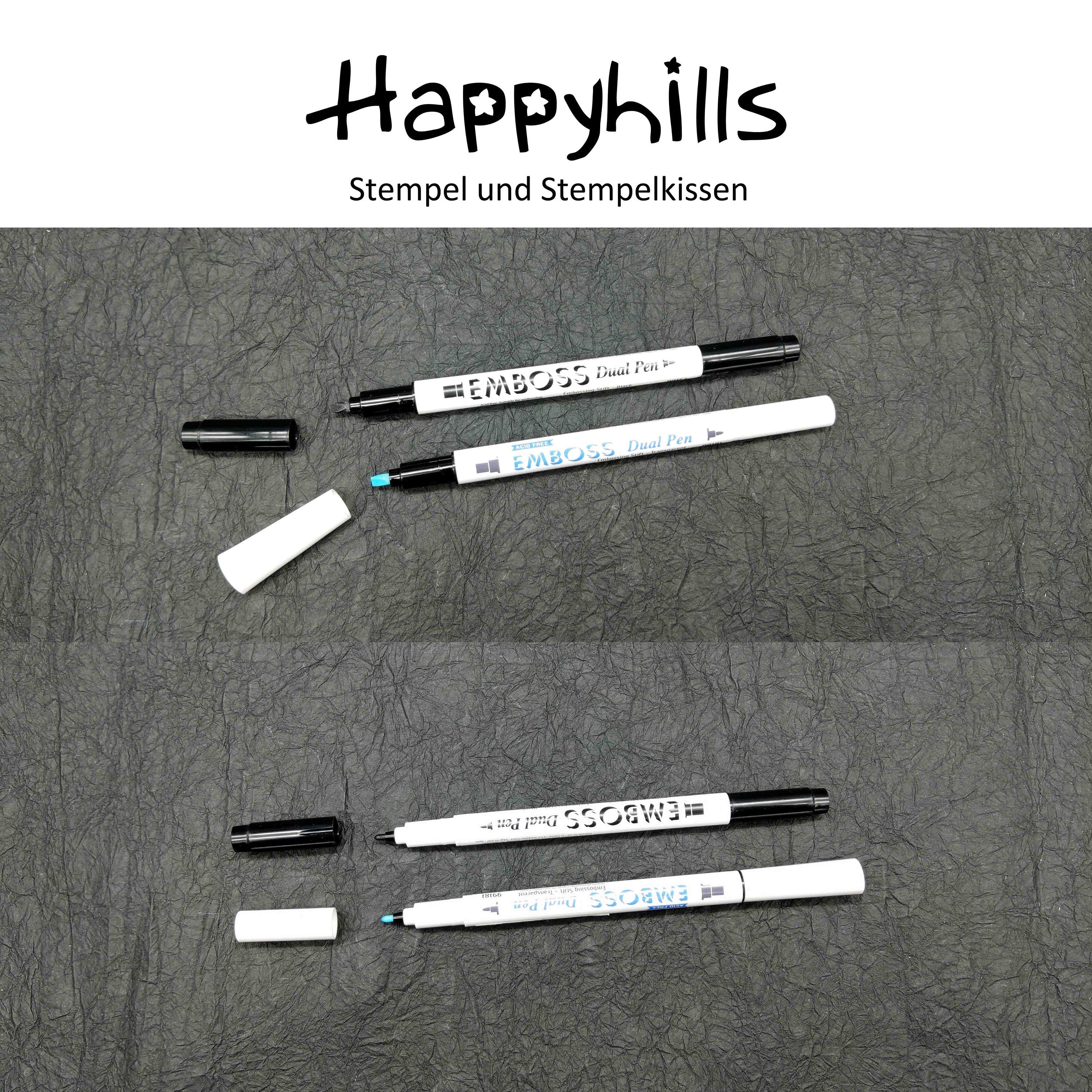 Emboss Dual Pen Black oder Transparent