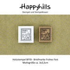 Stempel Briefmarke Frohes Fest