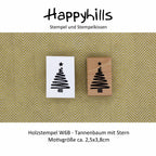 Stempel Tannenbaum mit Stern