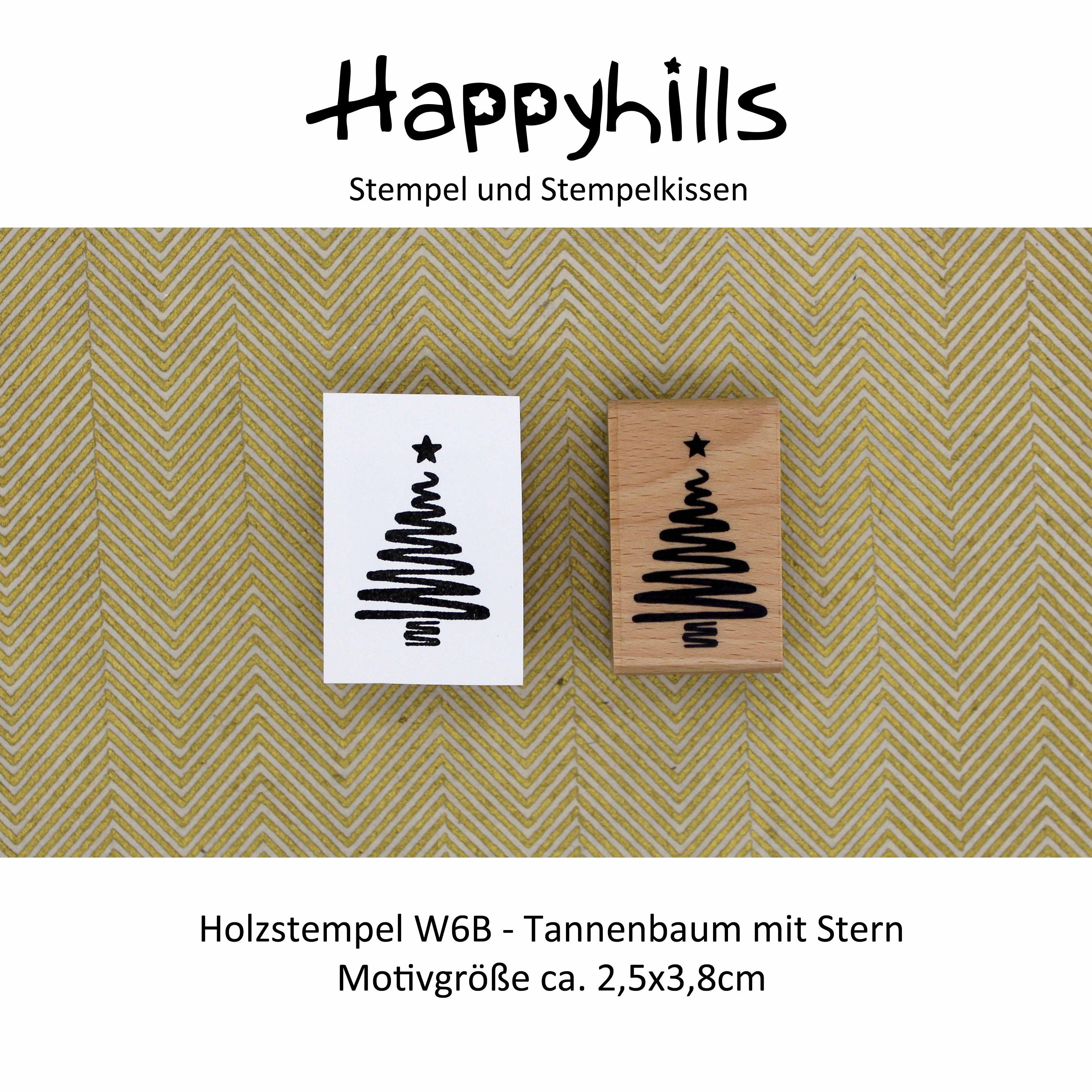 Stempel Tannenbaum mit Stern