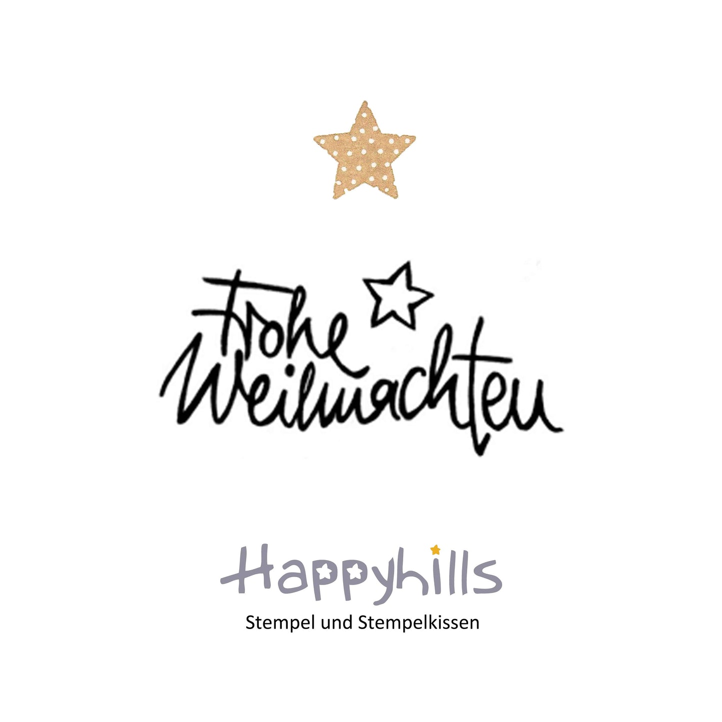 Stempel Frohe Weihnachten