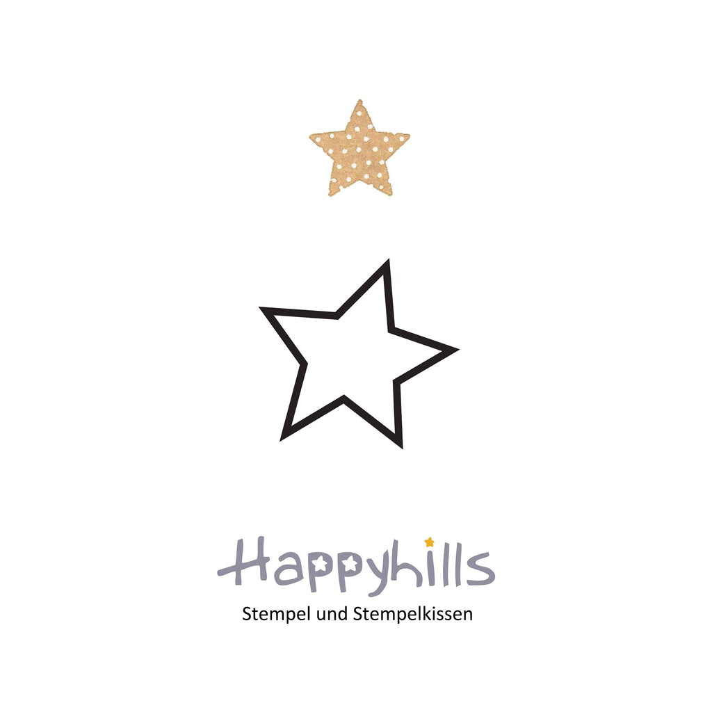 Stempel Sternchen Outline