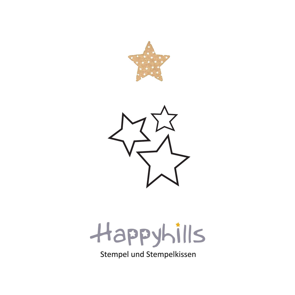 Stempel drei Sternchen
