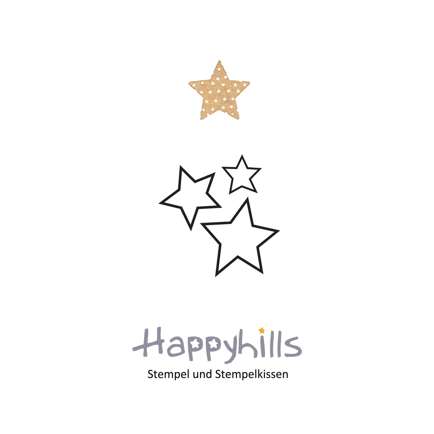 Stempel drei Sternchen
