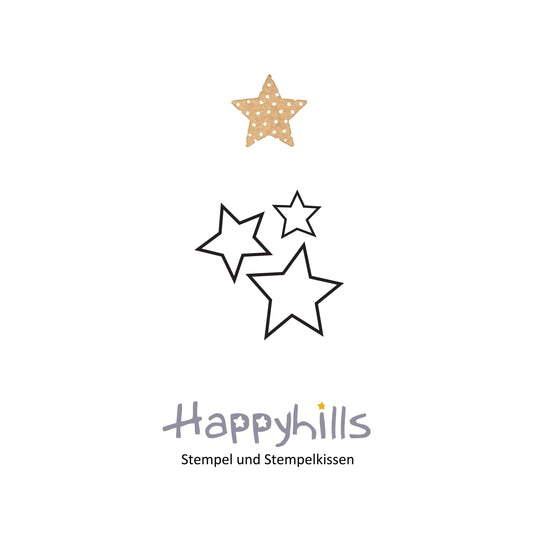 Stempel drei Sternchen