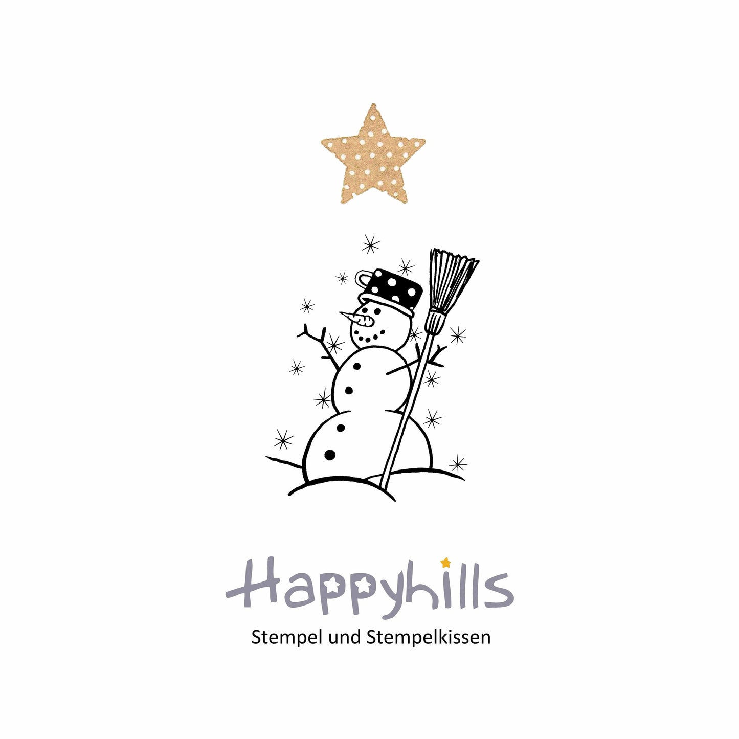 Stempel Schneemann