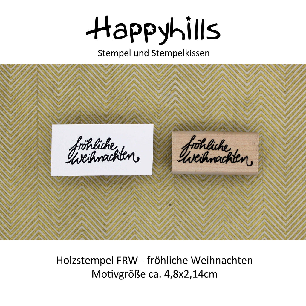 Stempel fröhliche Weihnachten