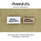 Stempel fröhliche Weihnachten